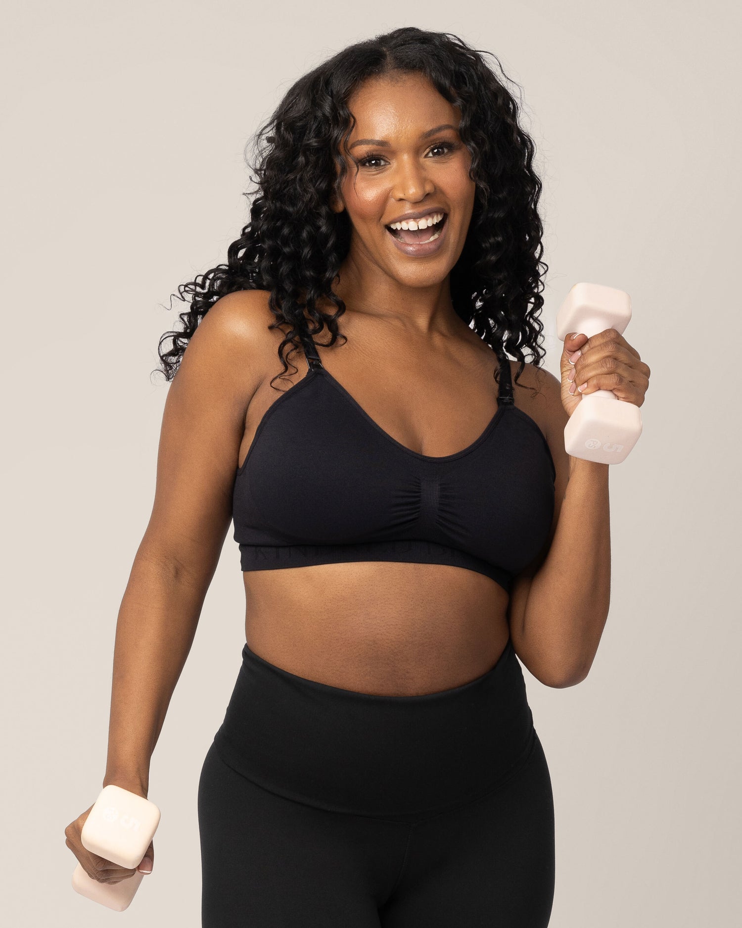 Sublime® Nursing Sports Bra | Black
