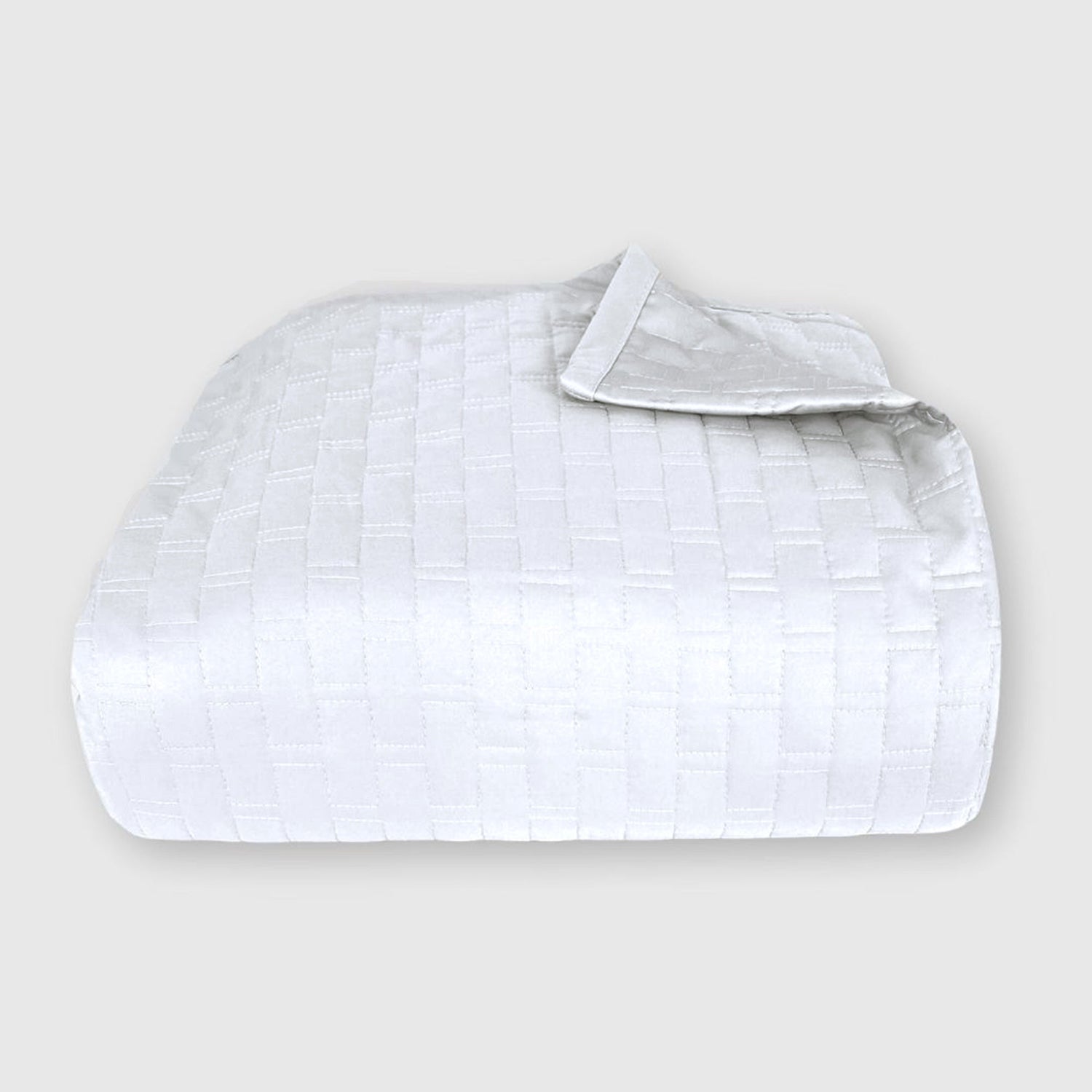 Bamboo Quilted Coverlet- White