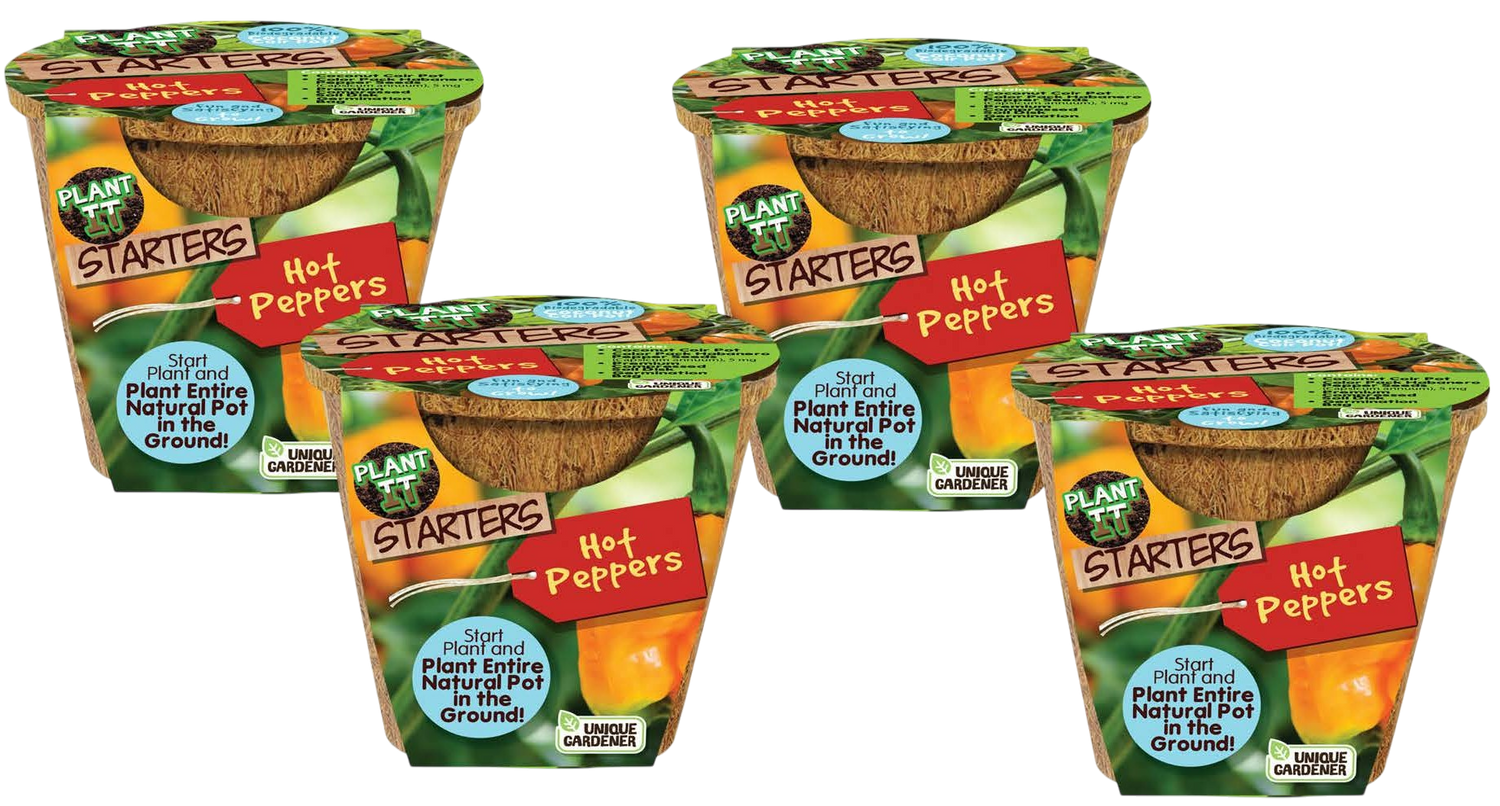 Hot Peppers Plant-It-Starters - Multipack of 4