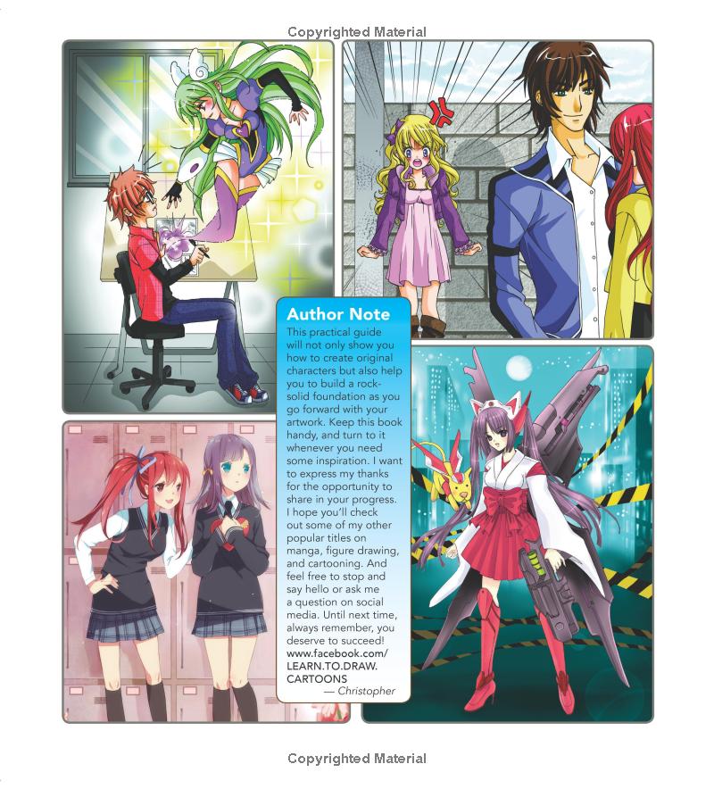 The Master Guide to Drawing Anime: How to Draw Original Characters from Simple Templates – A How to Draw Anime / Manga Books Series (Volume 1) (Spiral Bound)