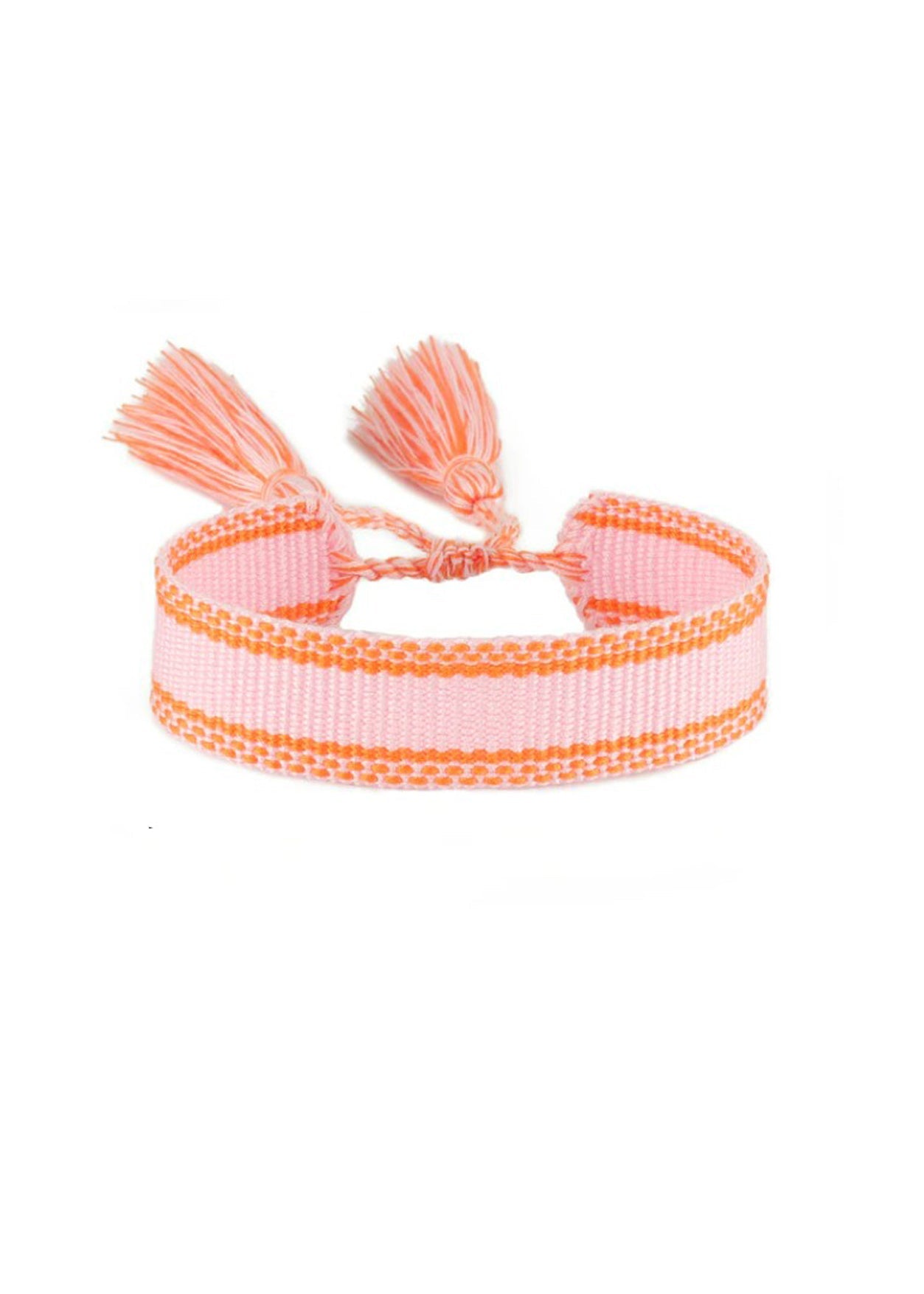 Beach Bracelet Pink & Orange