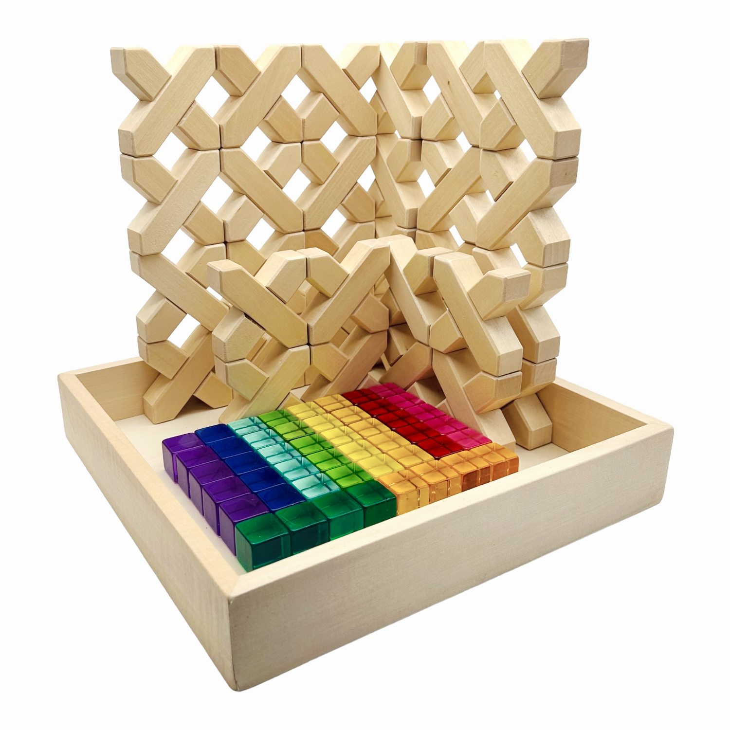 **Pre-order (Ships in 2-3 Weeks)**80 Pcs Combination Set with 32 X-shape and 48 Lucite Cubes