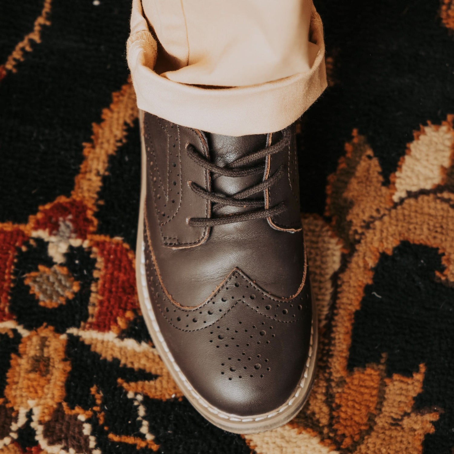 Leather Wingtip Oxford
