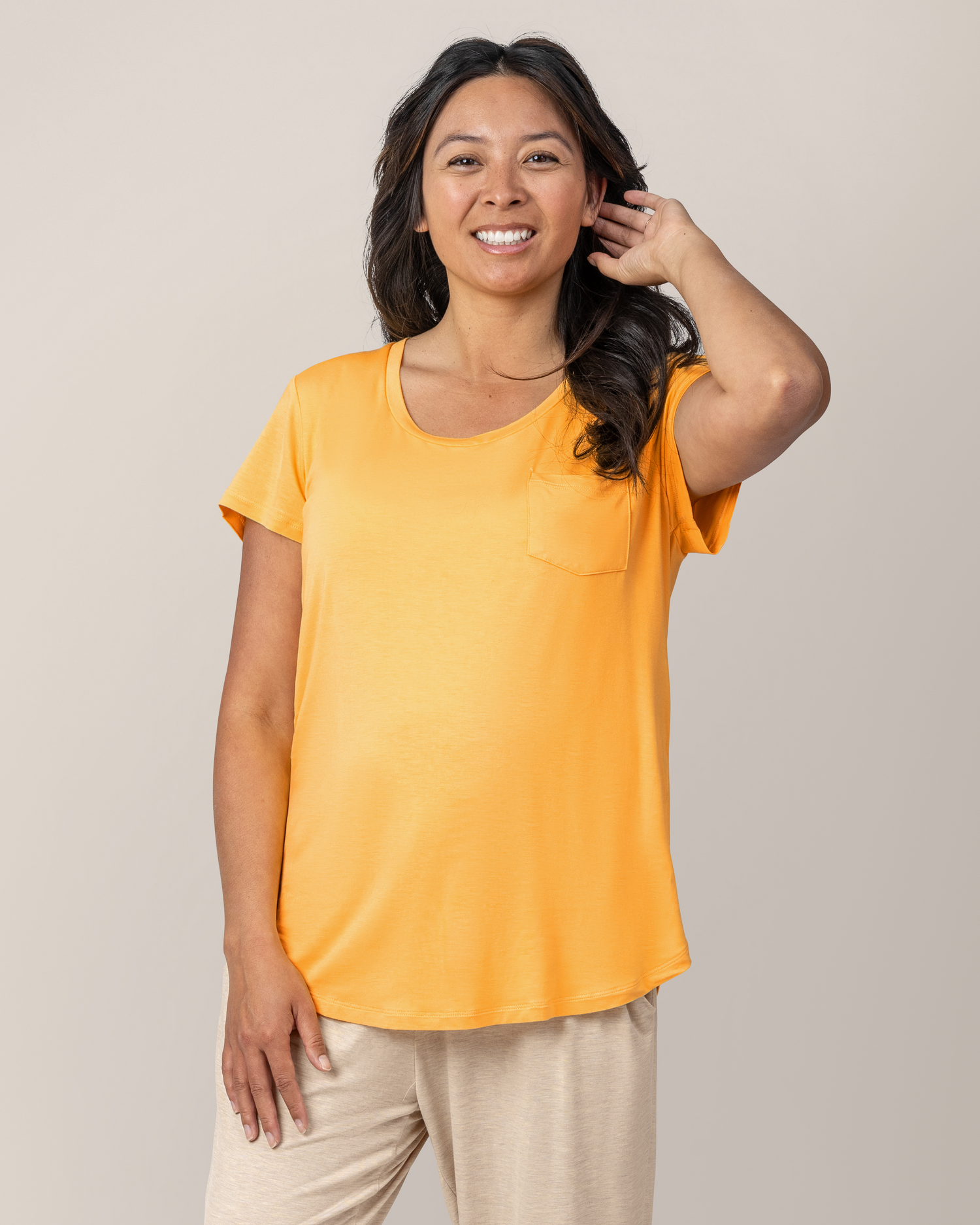 Everyday Maternity & Nursing T-shirt | Marigold