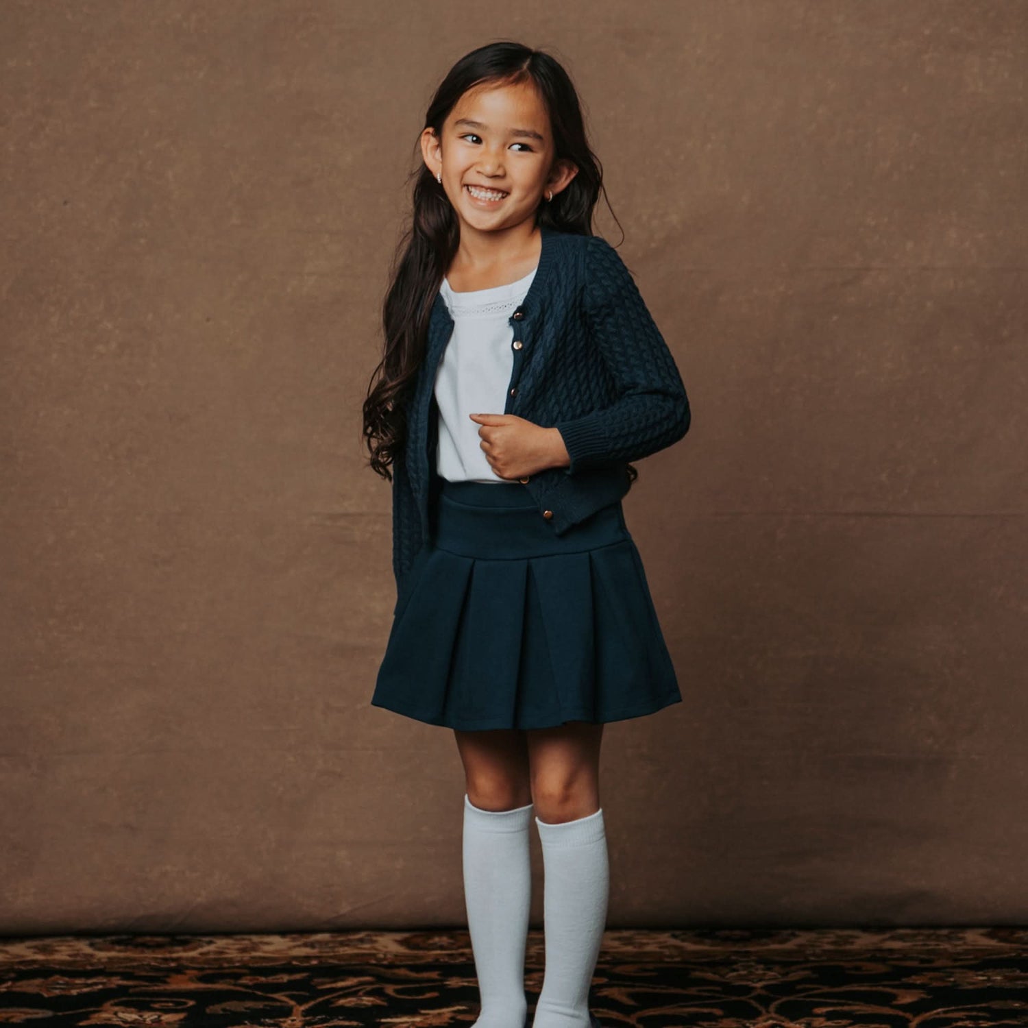 Classic Cable Organic Cardigan - Baby