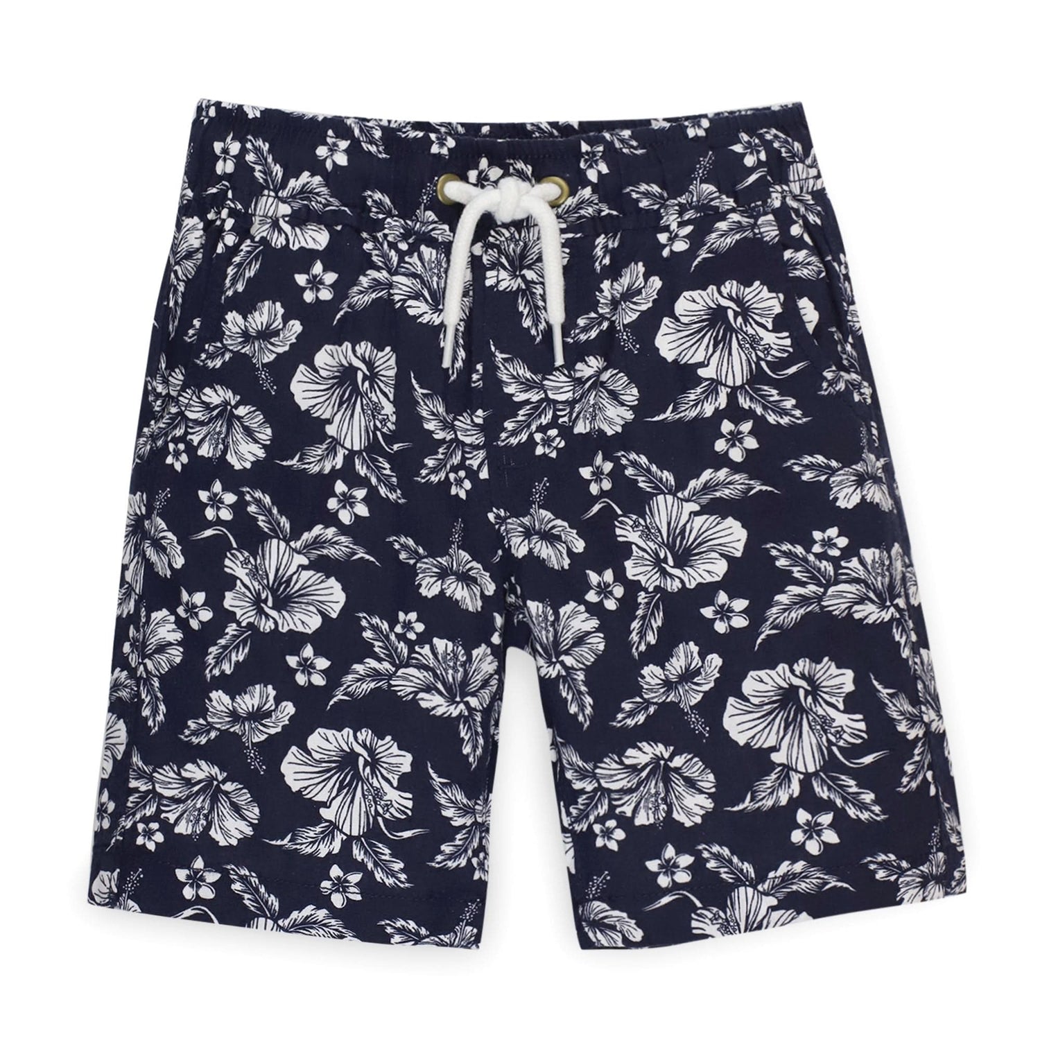 Relaxed Linen Pull-On Short
