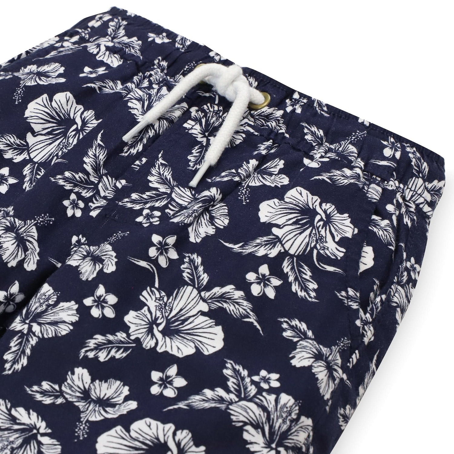 Relaxed Linen Pull-On Short