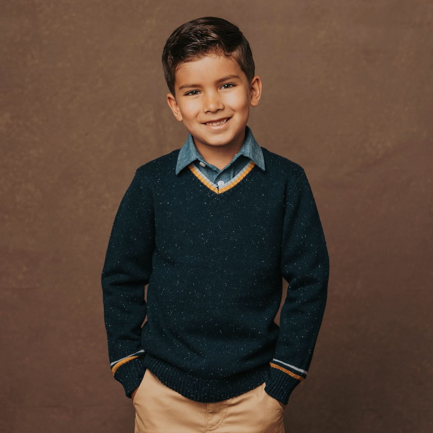 Organic V-Neck Sweater