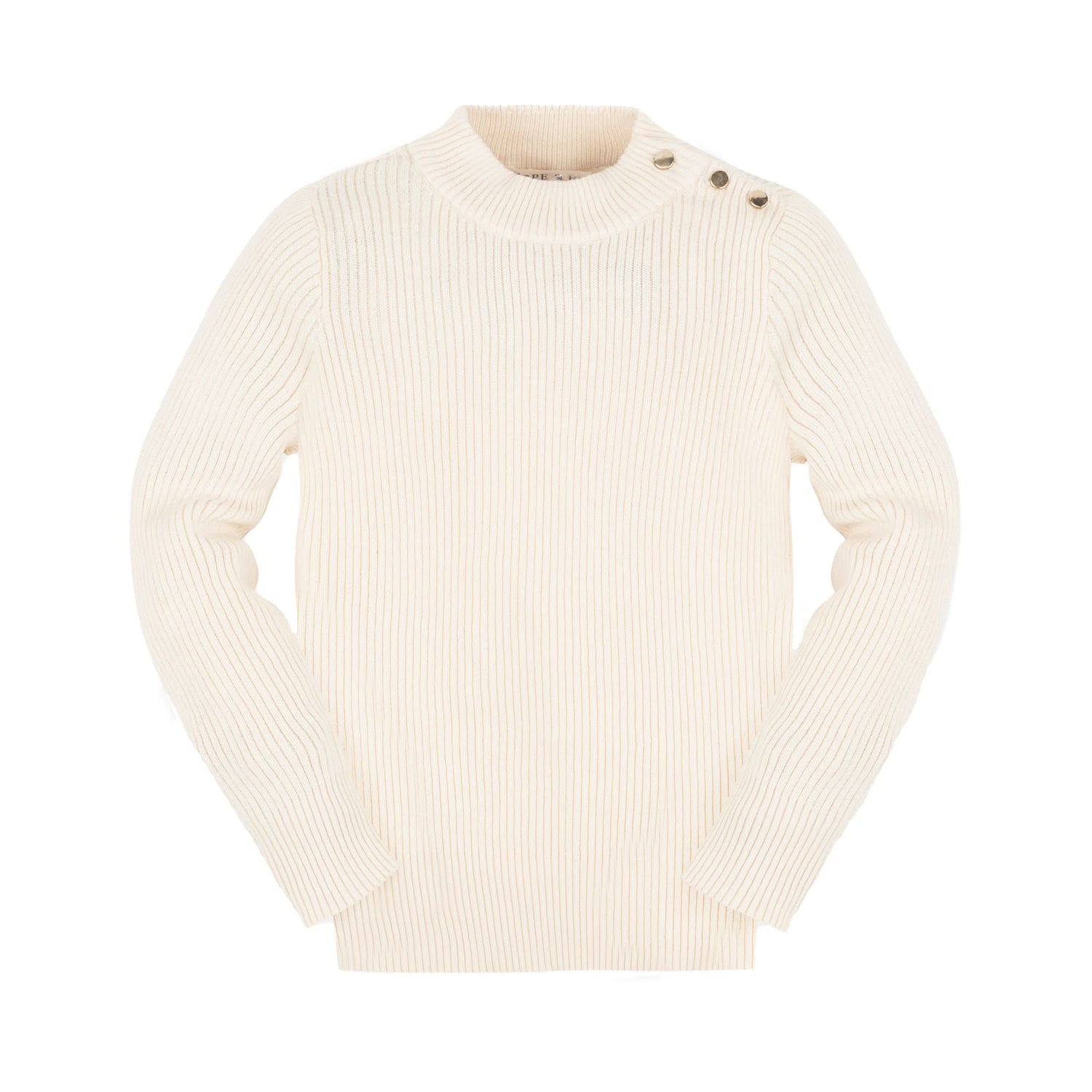 Organic Mock Neck Sweater