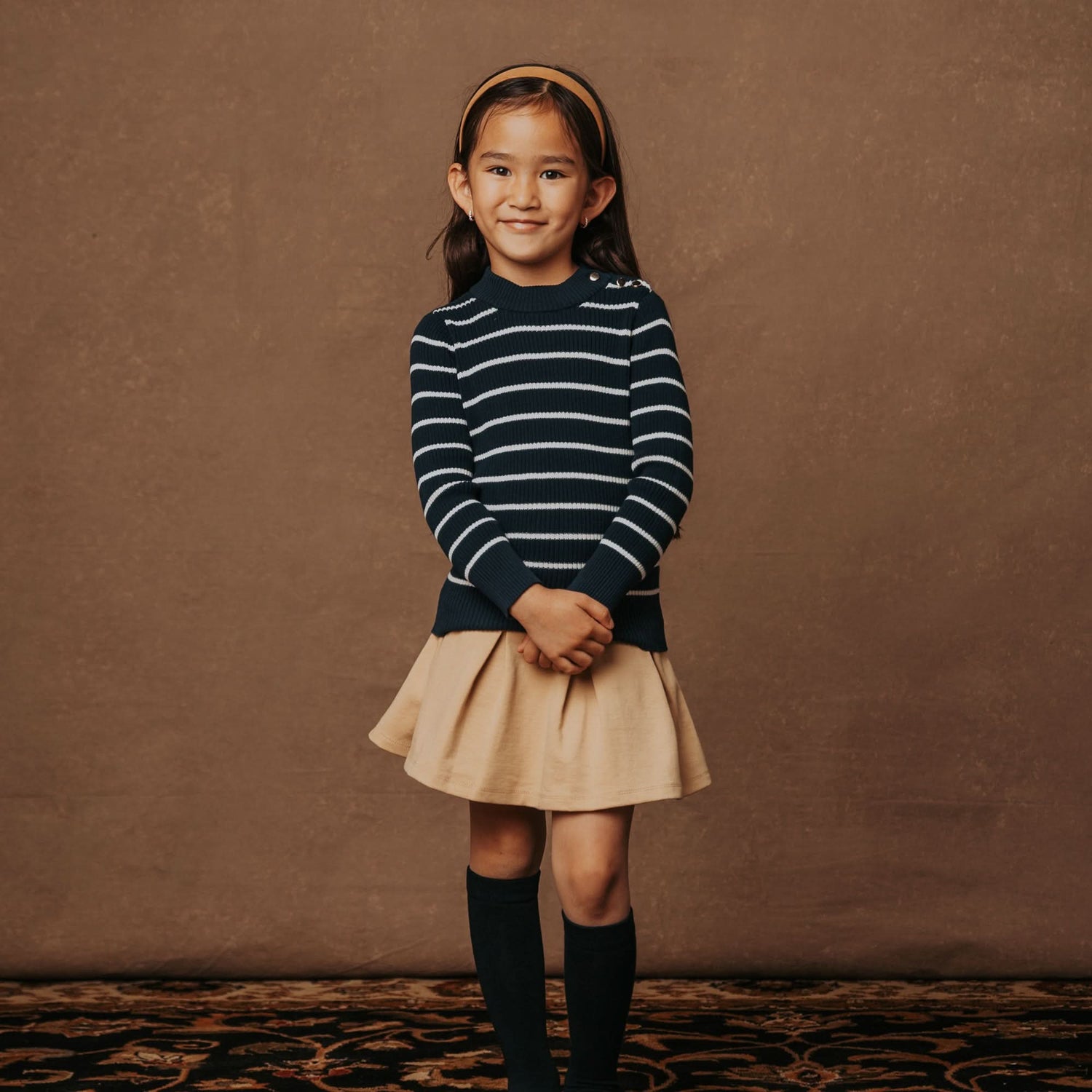 Organic Mock Neck Sweater