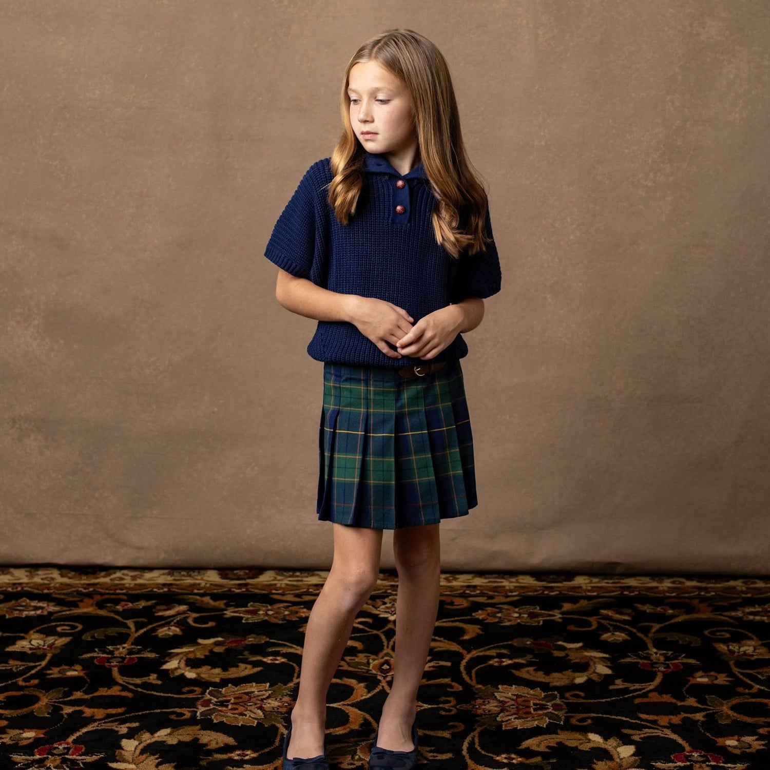 Organic Spread Collar Sweater