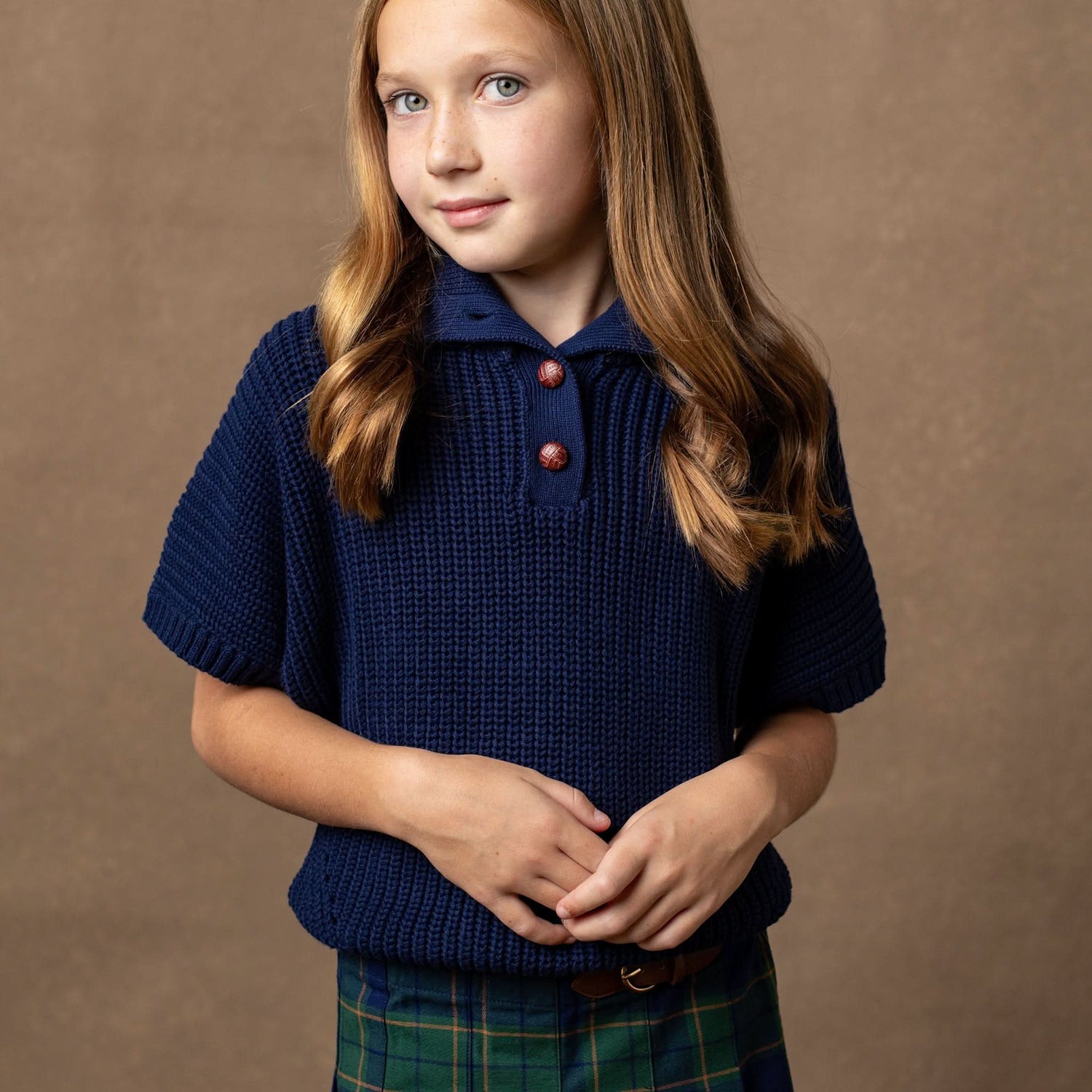 Organic Spread Collar Sweater - Baby