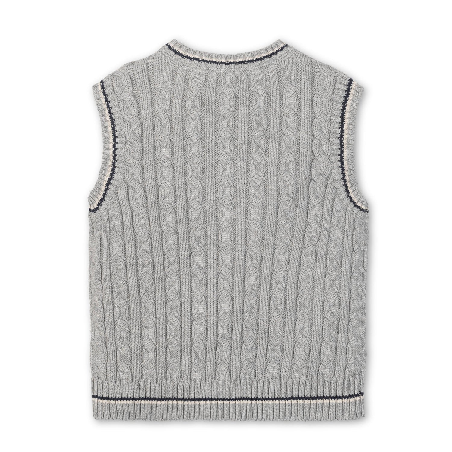 Organic Cable Sweater Vest