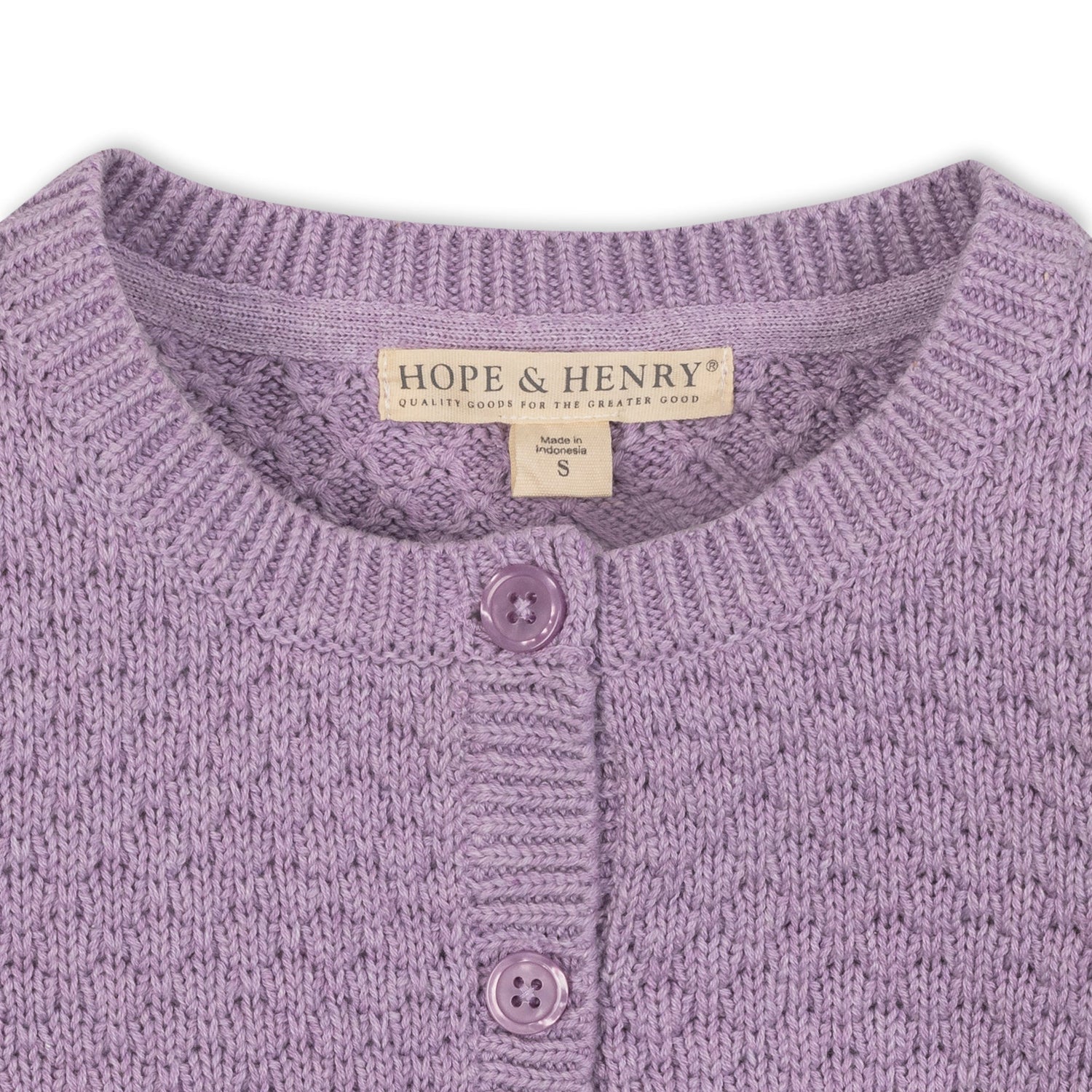 Organic Textured Cardigan