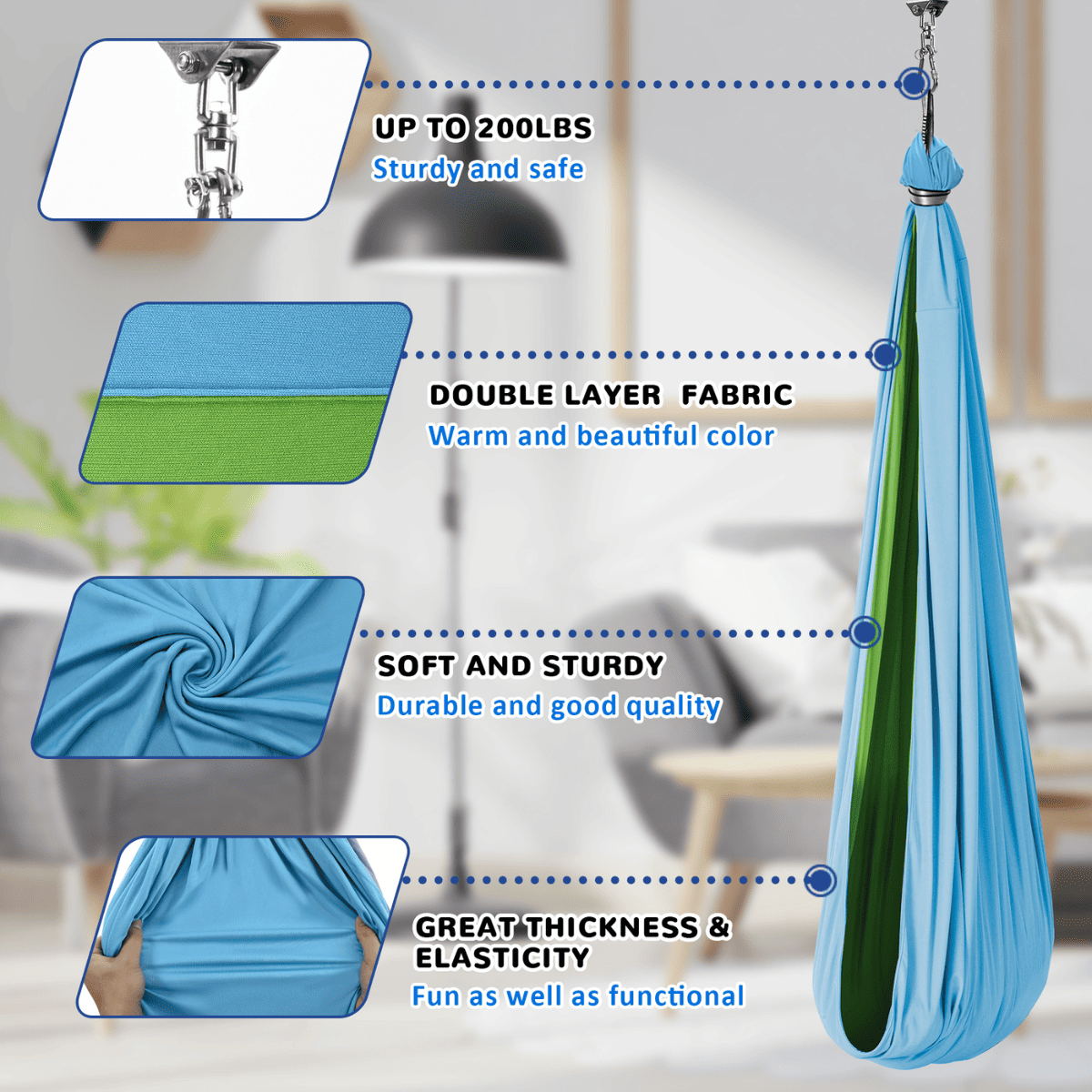 Outree Swing Hanger, Heavy Duty Ceiling Hooks For Swings