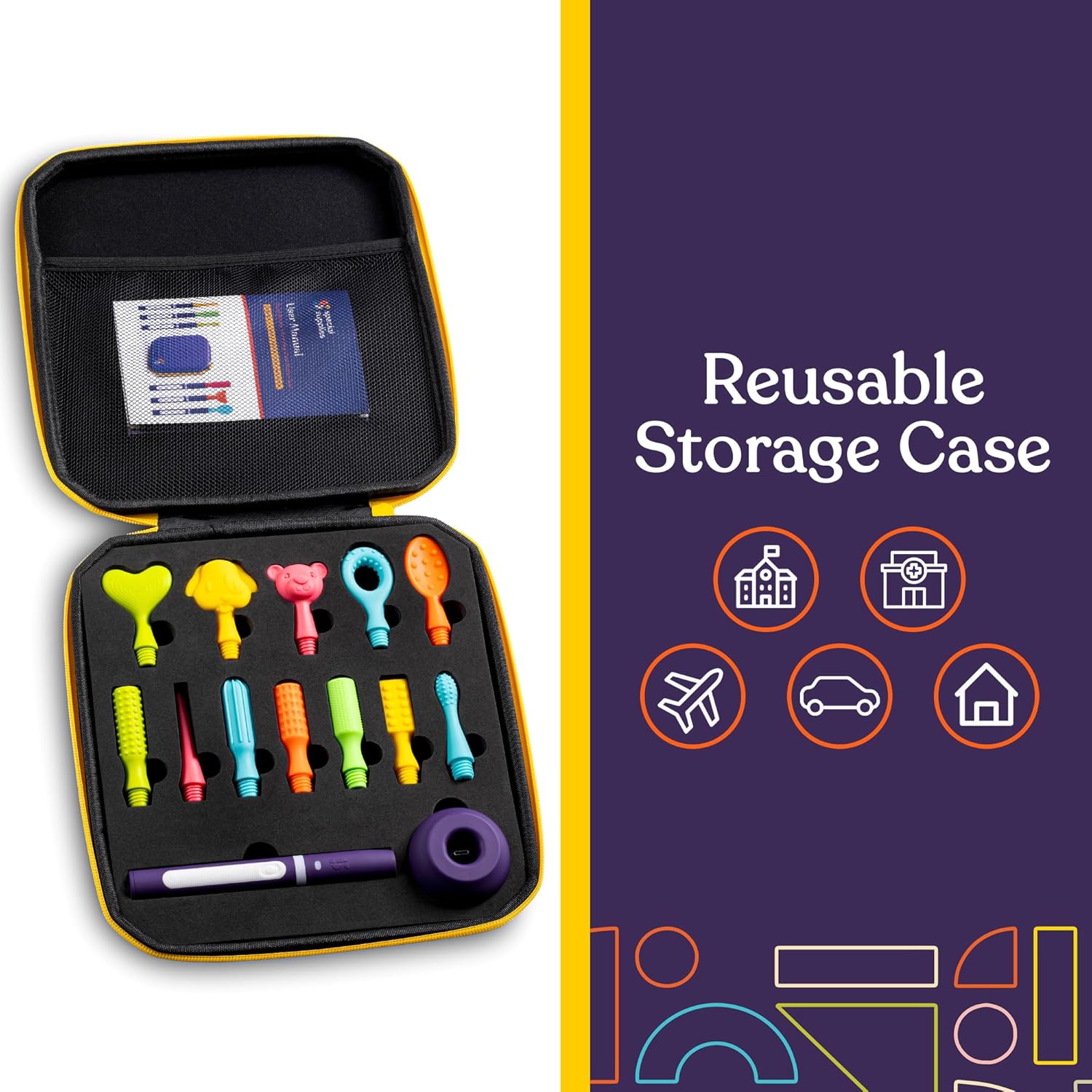 BUZZ BUDDY™ Rechargeable Oral Stimulation Kit (12 Tips Included)