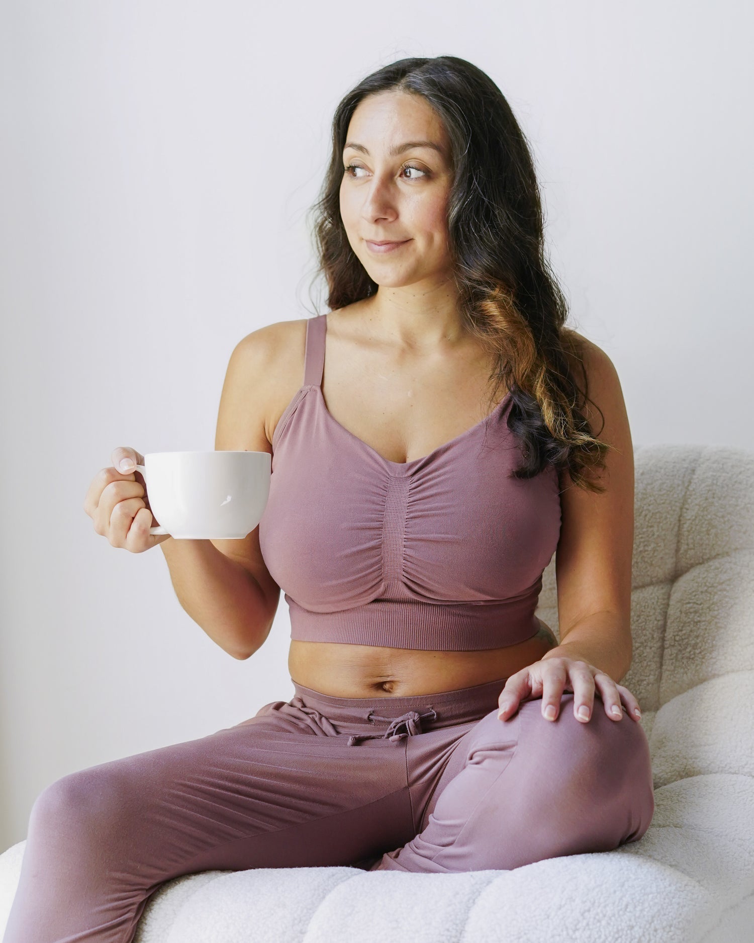Sublime® Bamboo Hands-Free Pumping Lounge & Sleep Bra | Twilight