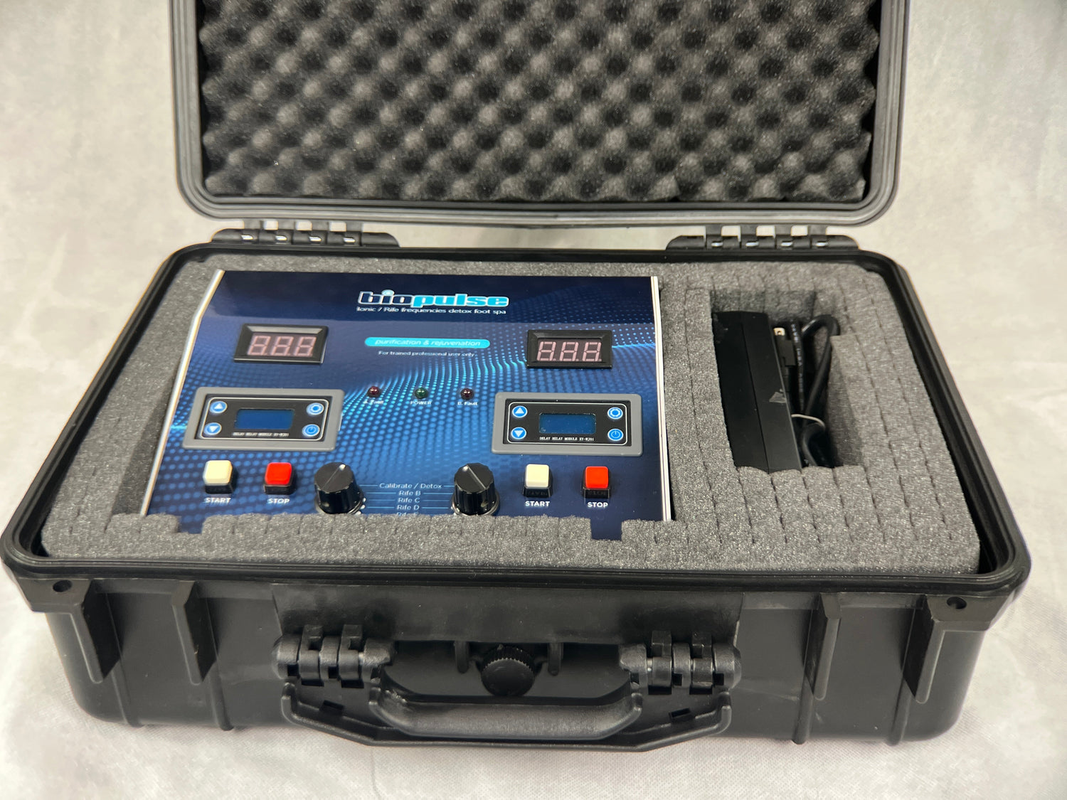 BioPulse 2 Person Ionic Detox Foot Spa with frequencies