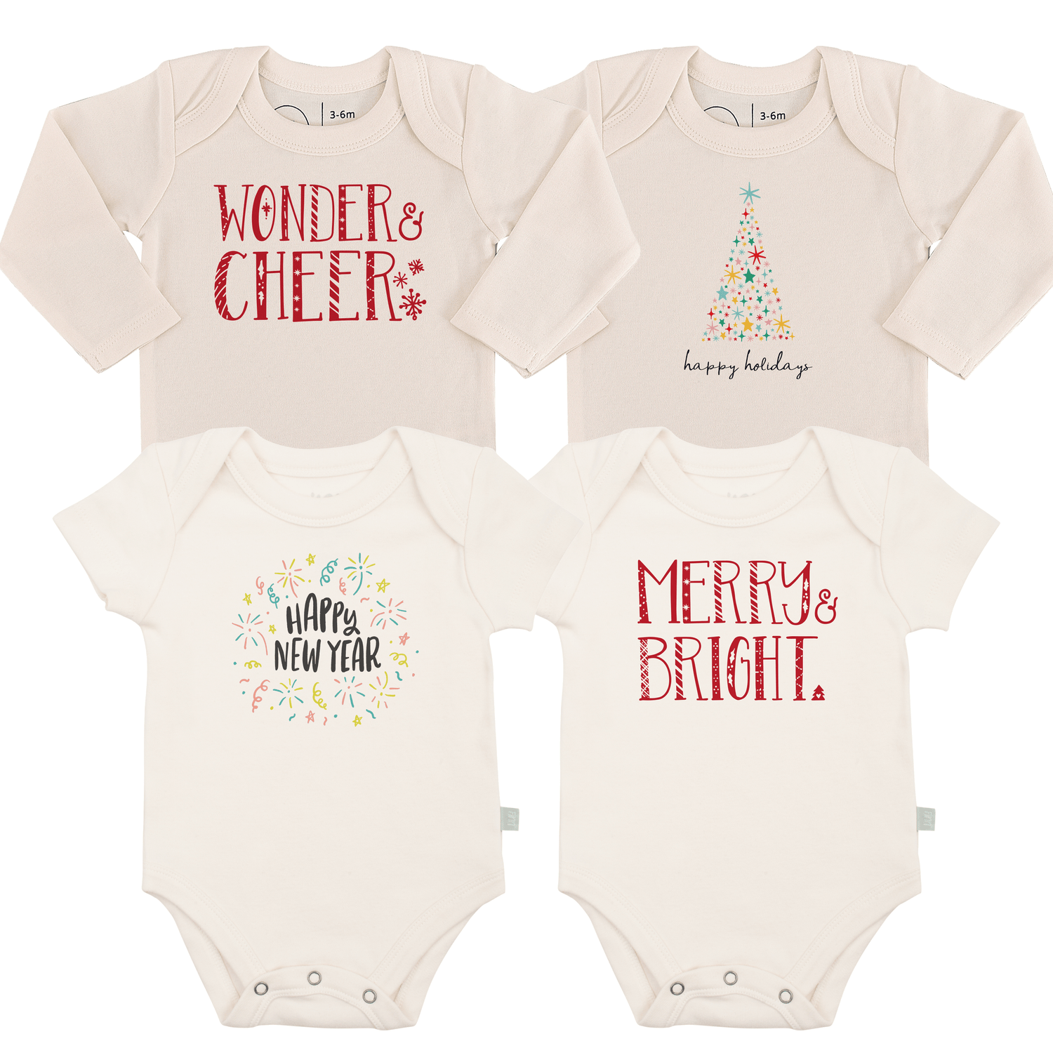 graphic bodysuit set | holiday season 4 pack + 1 free