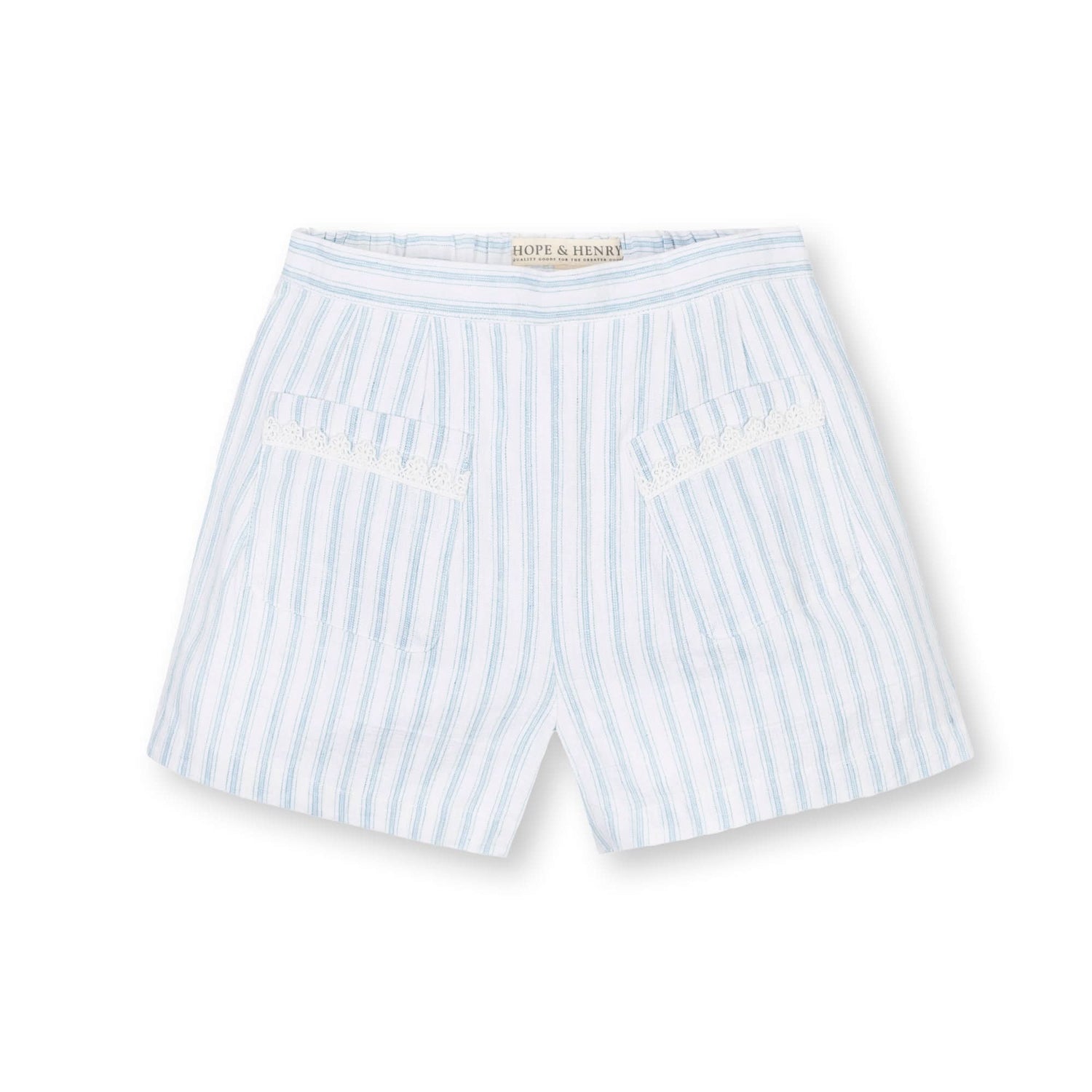 Linen Flat Front Short