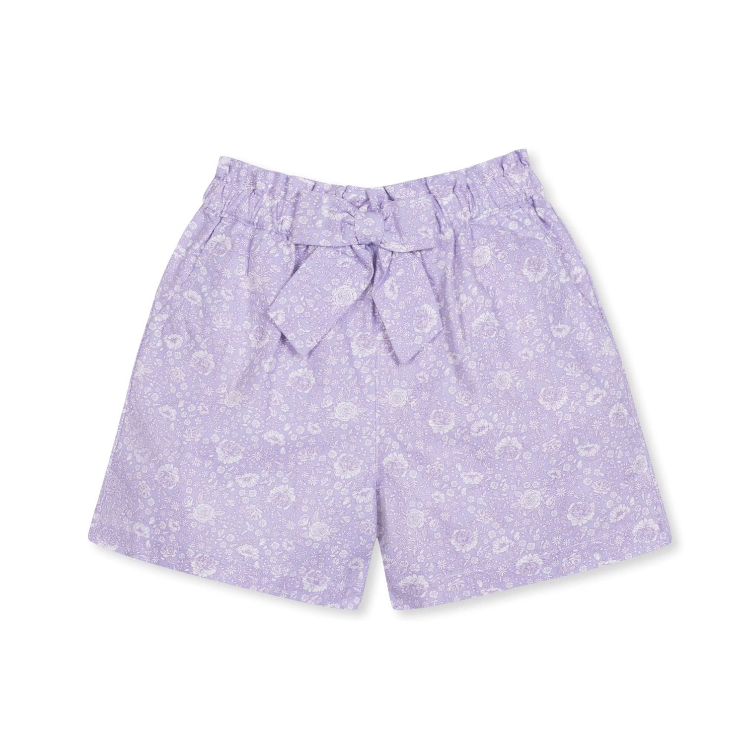 Linen Pull-On Paperbag Shorts