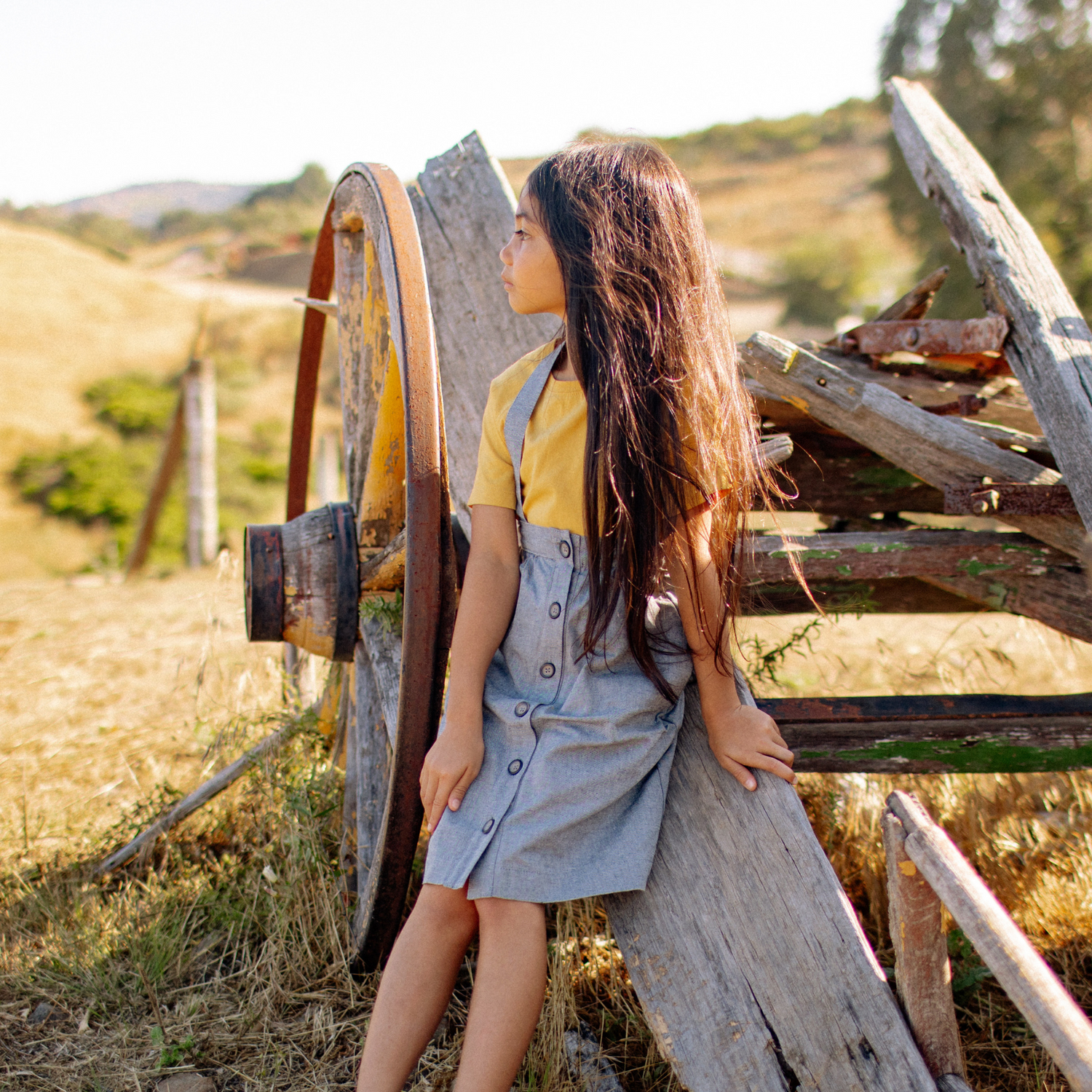 Parker Pinafore Skirt – 2-in-1 Skirt & Pinafore for Kids