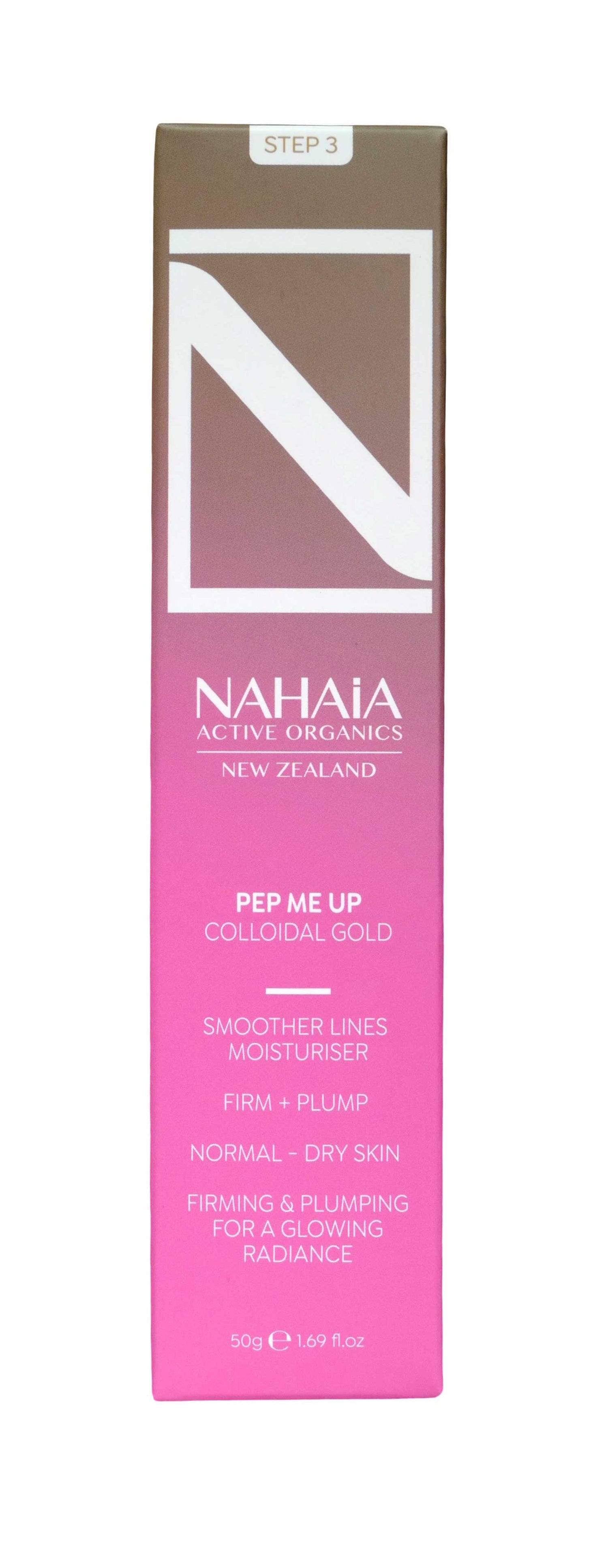PREMIUM PEP ME UP SMOOTHER LINES MOISTURISER with colloidal gold 1.76 fl oz