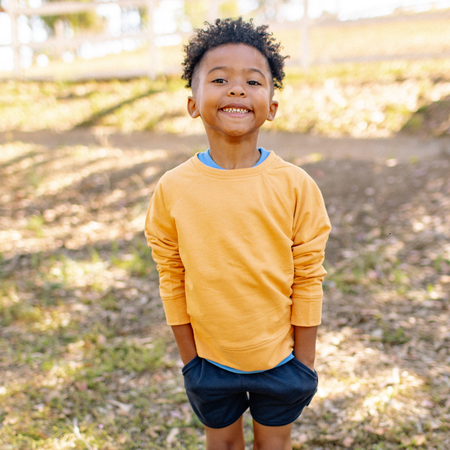 Stevie Raglan Sweatshirt - Butterscotch