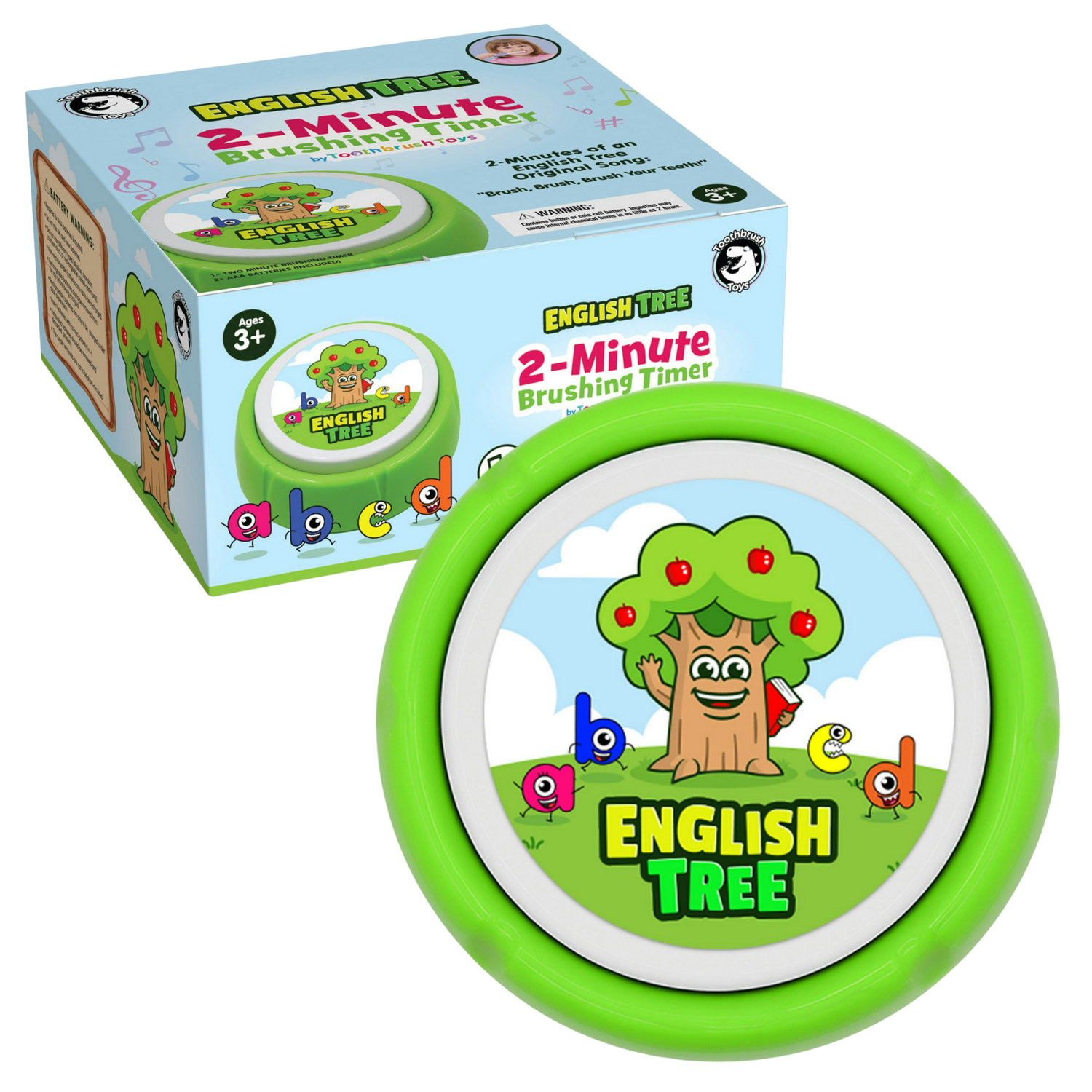 English Tree® Kids Toothbrush Timer With Music by Toothbrush Toys