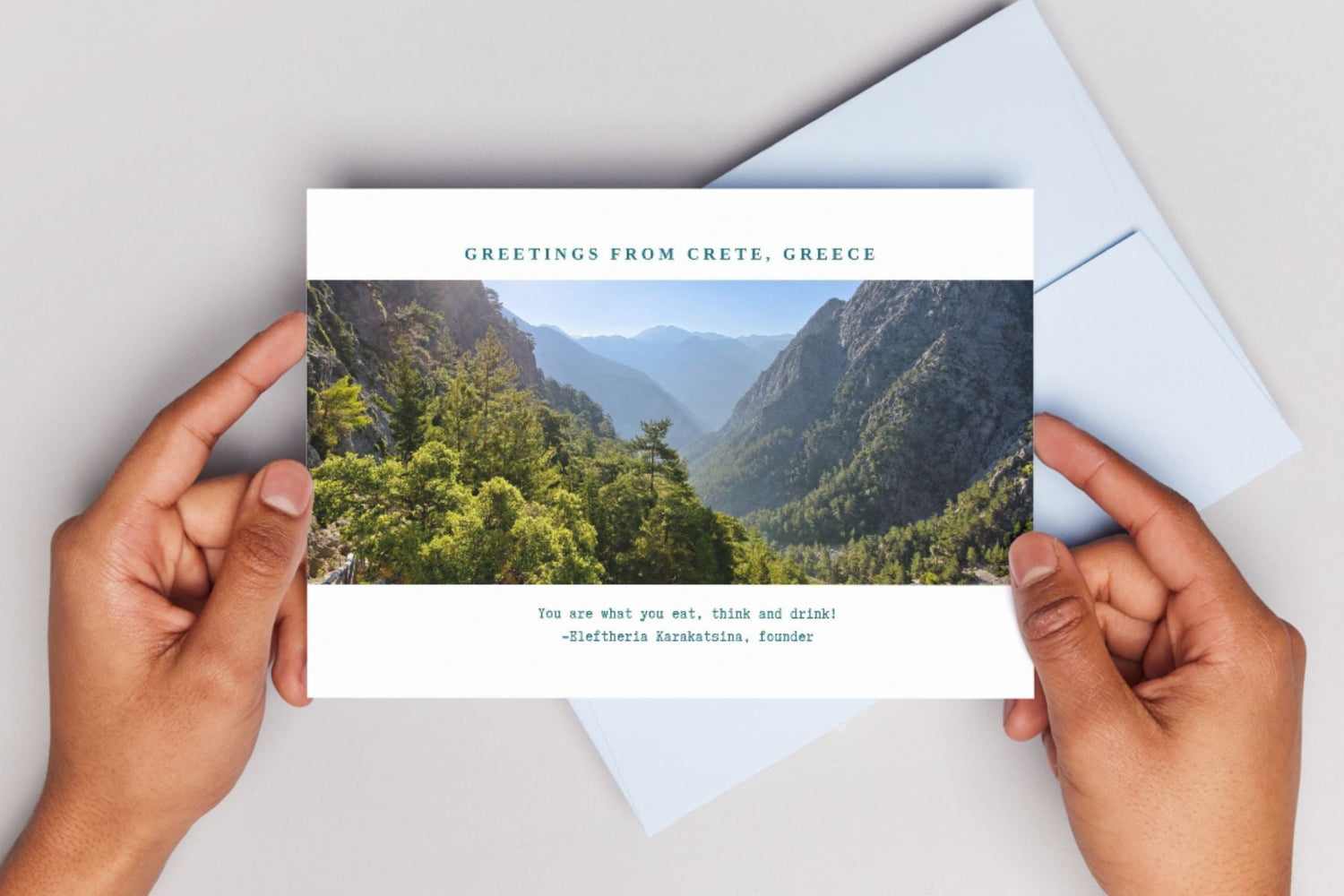 Greece Postcard - Crete