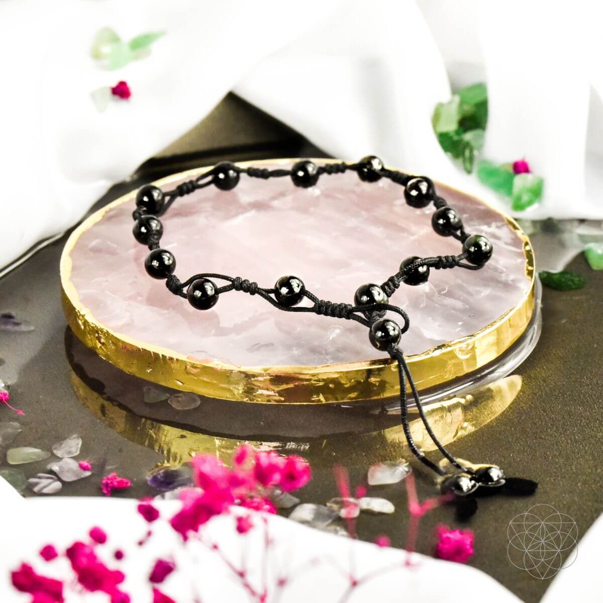 Obsidian Grounding Anklet