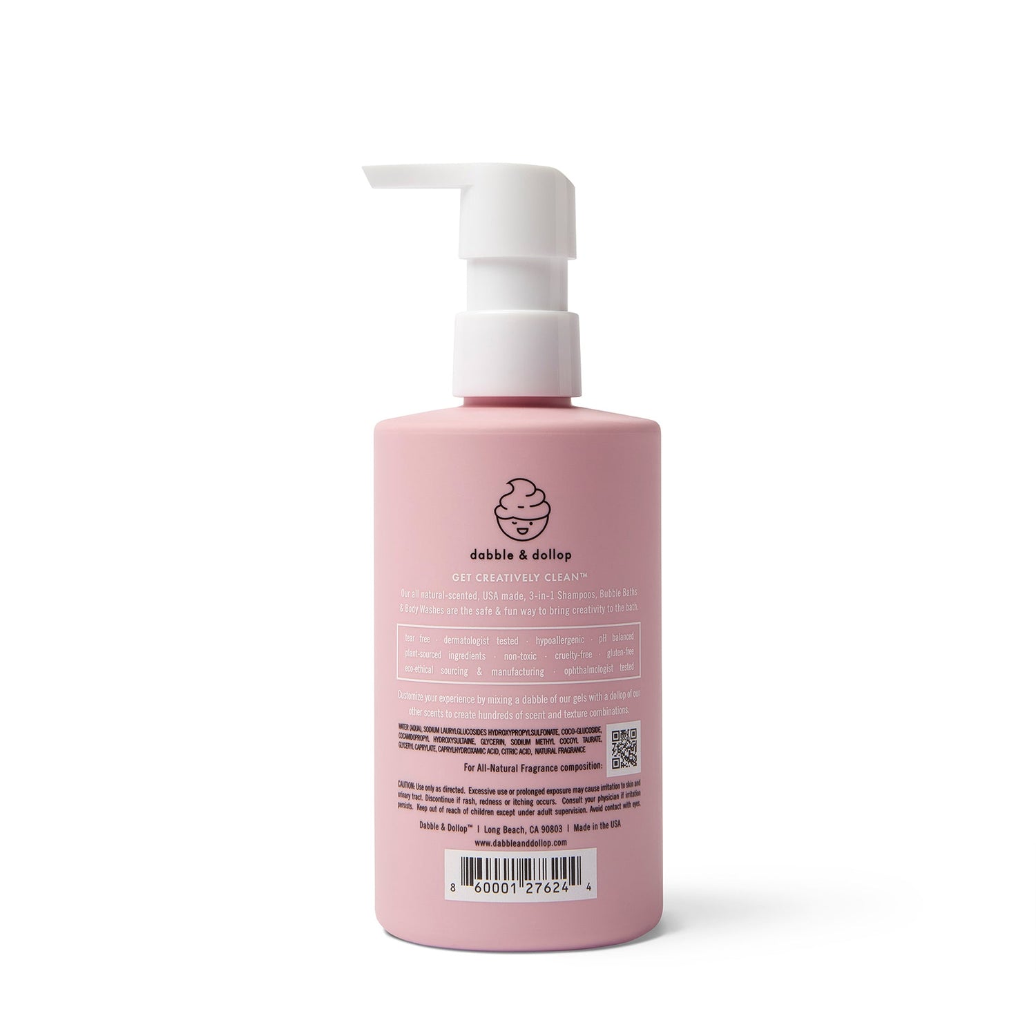 Coconut Bubble Bath, Body Wash & Shampoo