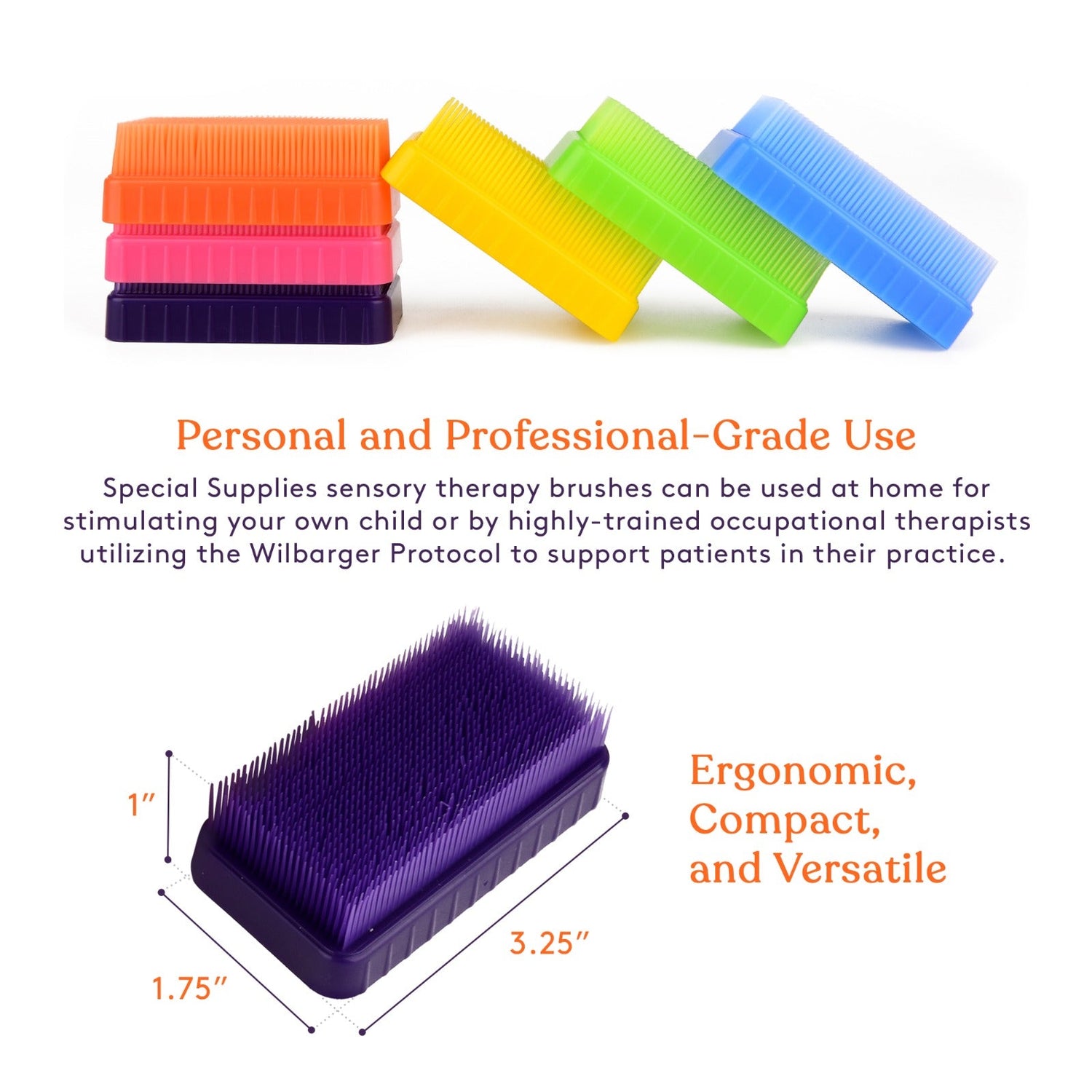 Therapressure Therapy Brush (Colorful) 12 Pack